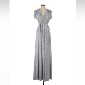 New Baltic Born Silver Maxi Dress Wedding photos Women’s size small